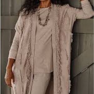 J. Jill Soft Beige Women's Cardigan